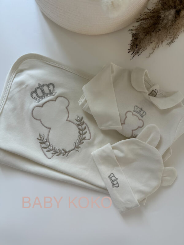 Βρεφικό σετ unisex 3 τεμαχίων 🐻