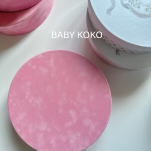 Βελούδινο Κουτί Πολυτελείας – Στρογγυλό (Ροζ)