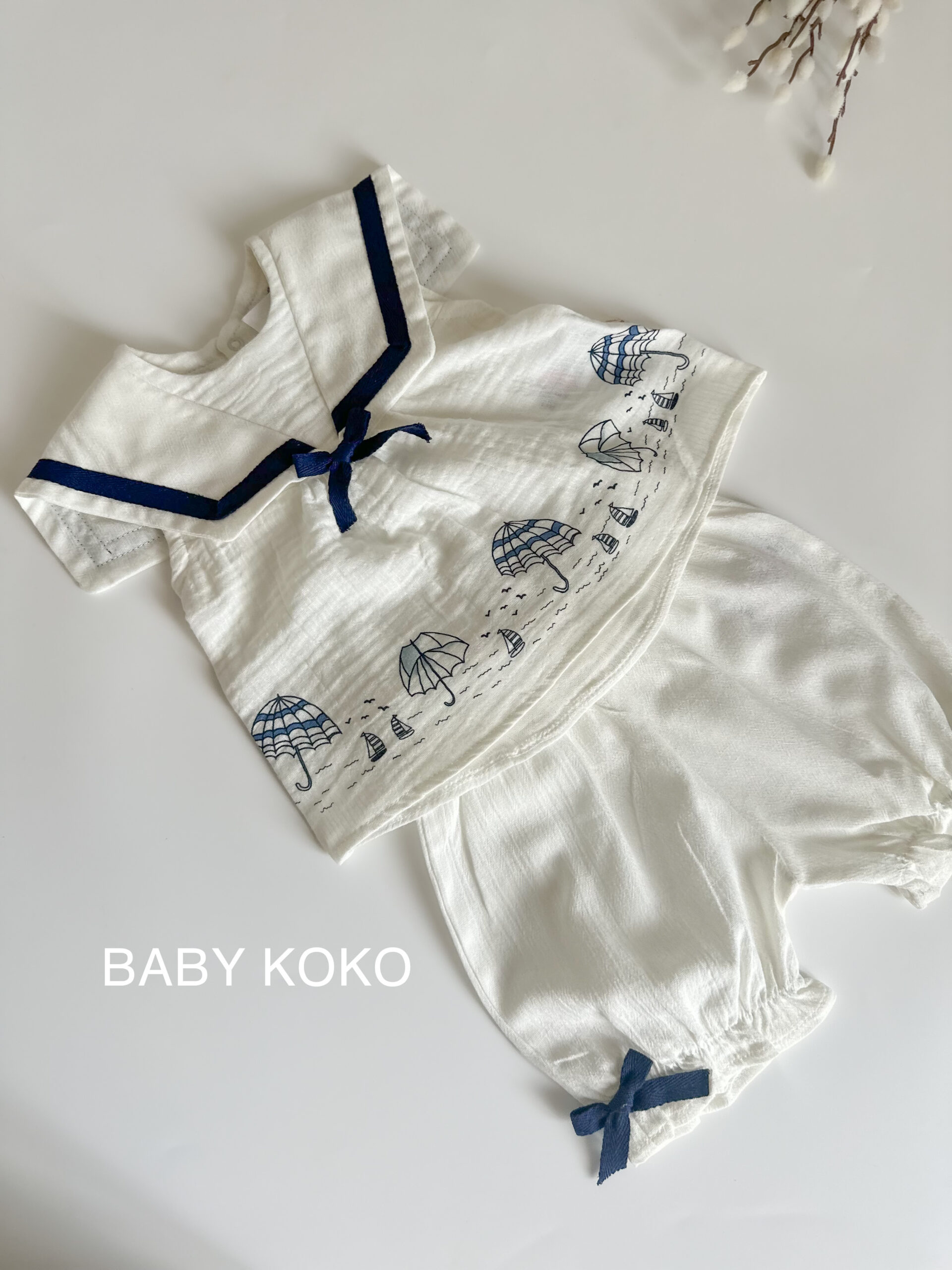 Βρεφικό Σετάκι "Little Sailor" – 100% Βαμβακερό