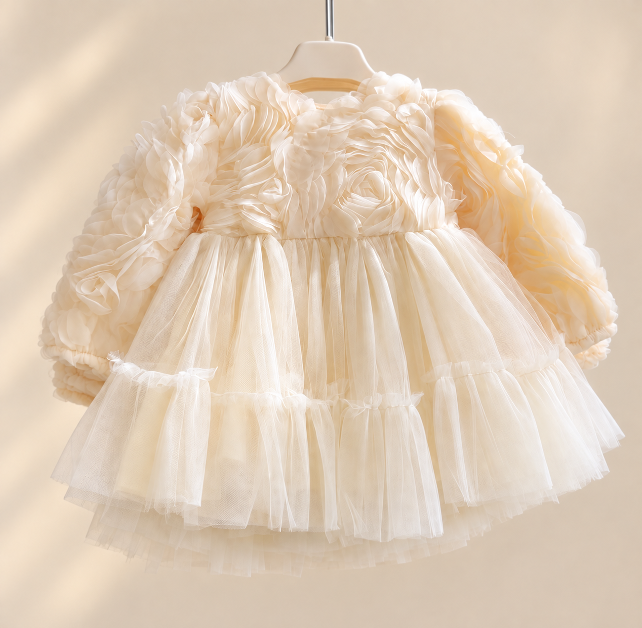 Ivory Éclat Couture Baby Dress - Image 2