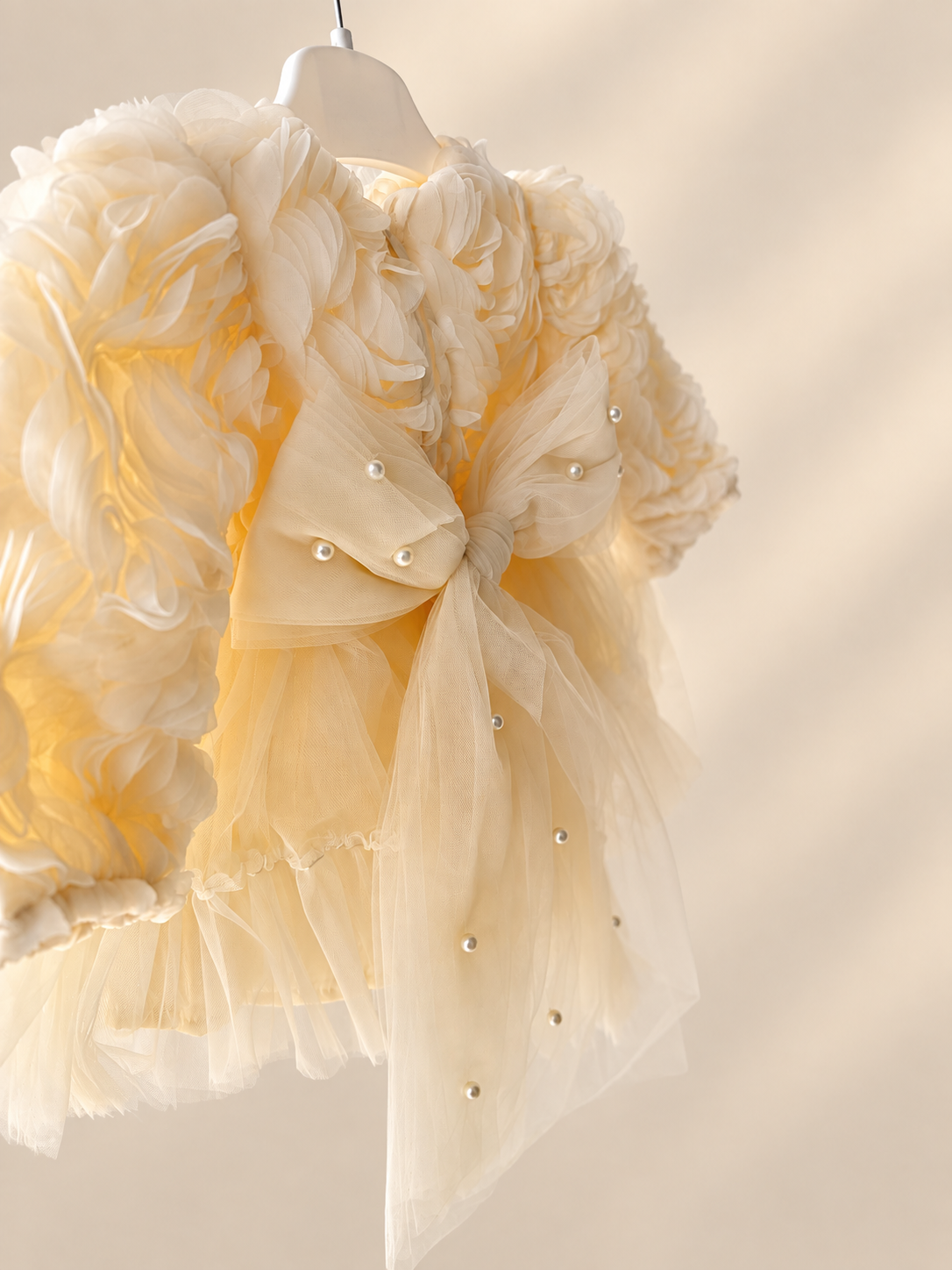 Ivory Éclat Couture Baby Dress - Image 3